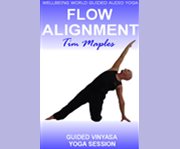 Flow alignment instructional Vinyasa yoga class CD cover image